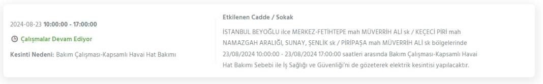 İstanbullular dikkat! Bugün bu ilçelerde 8 saati bulacak elektrik kesintileri yaşanacak 24